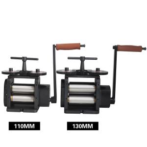 China 110/130mm Manual Jewellery Rolling Machine Adjustable Press Thickness wholesale