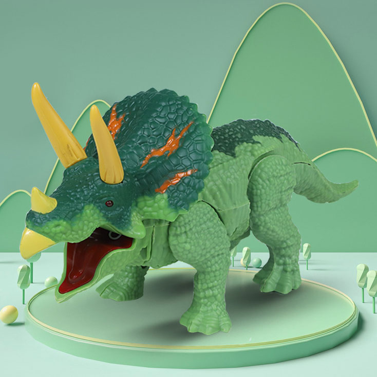 Commodity Attribute Finished Goods Electric Spray Dinosaur Toy with Light and Sound