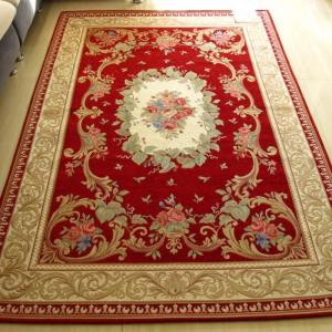 China Luxury Style Computer Jaquard Machine Made Carpet Anti-Slip Backing Flower Rugs wholesale