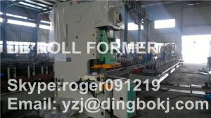 China Solar Photovoltaic Purlin Roll Forming Machine With Punching Device wholesale