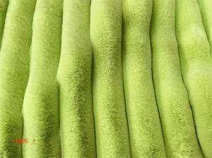 China Grey Green Fluffy Fabric Material Fluffy Upholstery Fabric wholesale