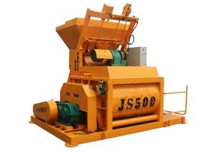 China JS500 Concrete Mixer Machine Electrical Double Shaft Foam Concrete Mixer wholesale