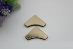 Fashion style zinc alloy light gold handbag corner protectors from China factory
