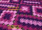 Crochet Blankets, Sofa Cable Crochet Blanket High quality 100% cotton knit