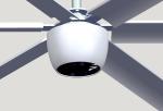 PMSM DC Motor Brushless Ceiling Fan 220V Energy Saving Big Industrial Ceiling