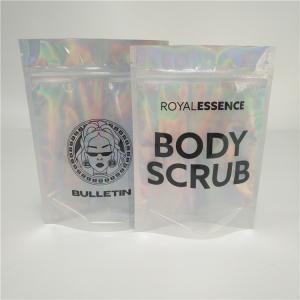 Shinning Holographic Foil Pouch Packaging Hologram Bags Mylar Glitter Powder