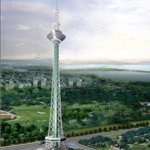 China Tubular / Angular 15m Gsm Radio And Television Tower wholesale