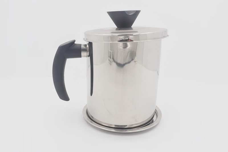 1.3l 570g Grease Strainer Container Stainless Steel Cookware Sets