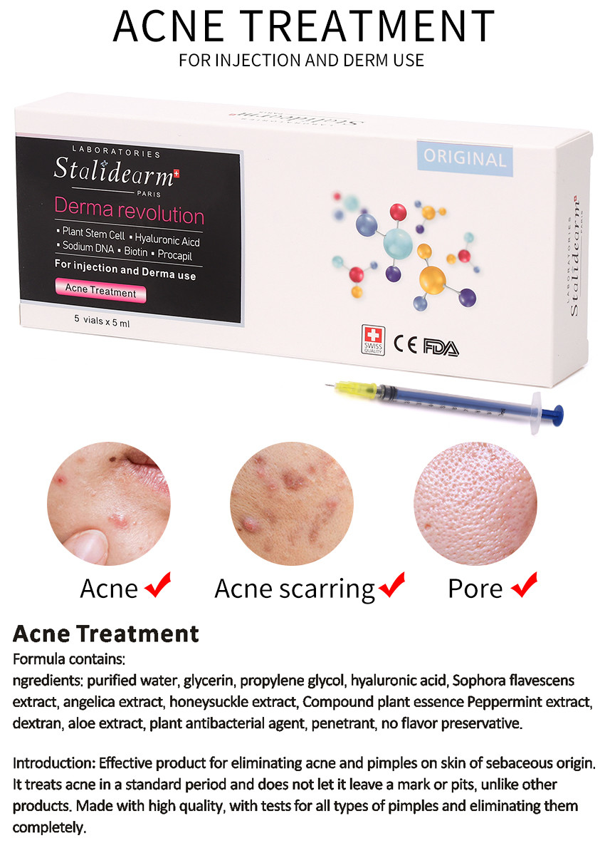 Acne Treatment Essence Serum Injection Use Meso Theraphy Safe Good Effect Serum Set 5pcs/Set