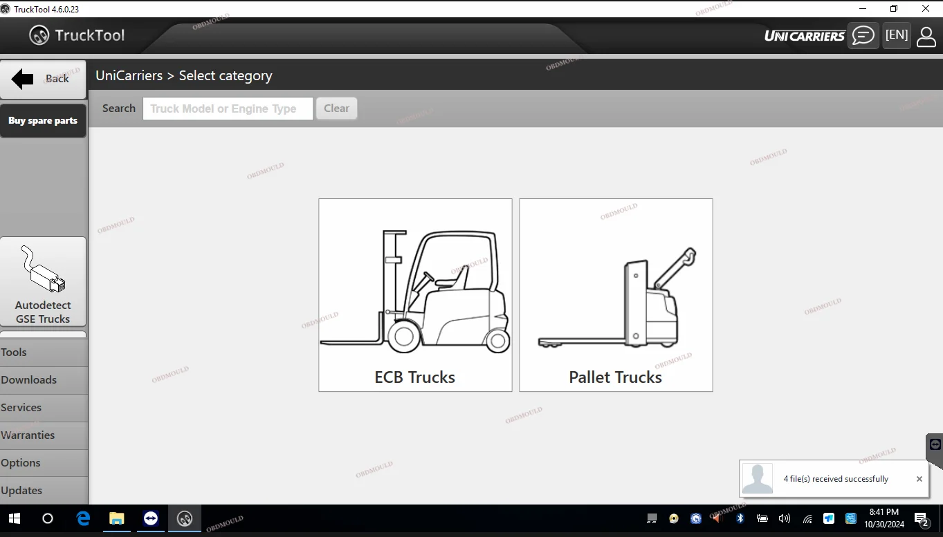 Universal Forklift Diagnostic Tool TruckTool For Resetting AGV Model Service Counter Wizard For MITSUBISHI, ET, TCM, UNI