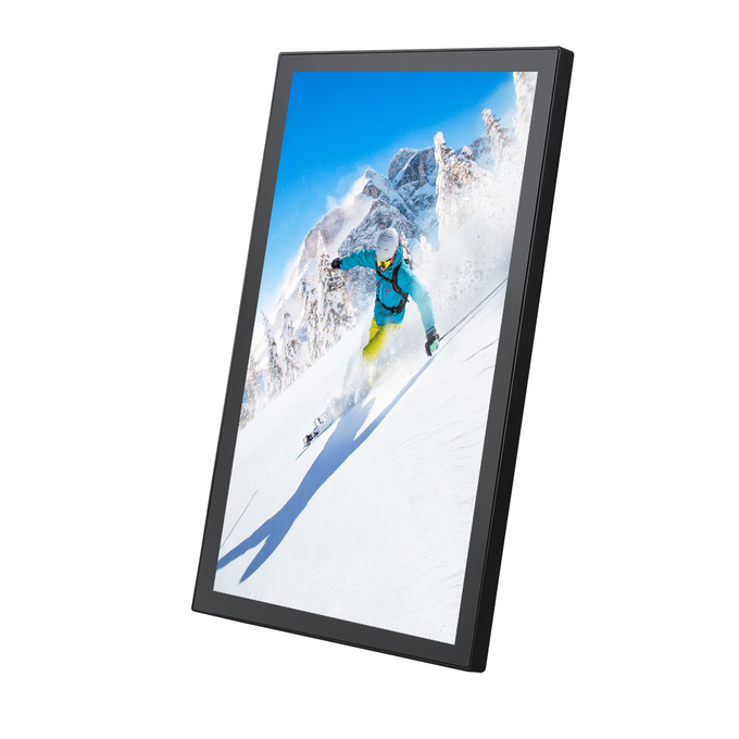 18.5 Inch Android Touch Screen Monitor KR3568 IPS Display No Camera Vesa Wall Mounted With POE RJ45 Port 1