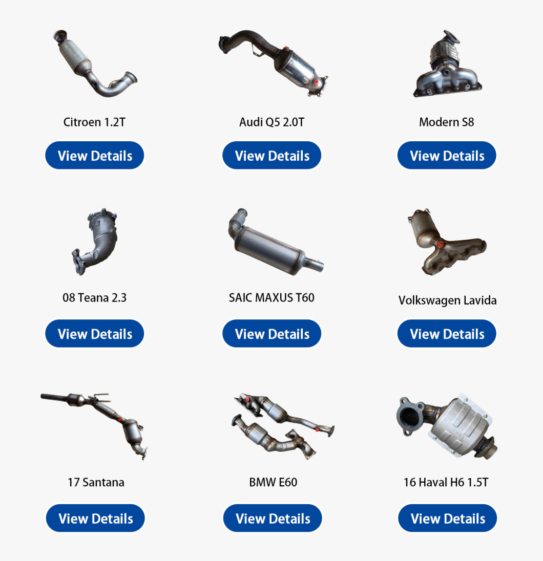 17 Santana High Quality Stainless Steel Auto Catalytic Converter