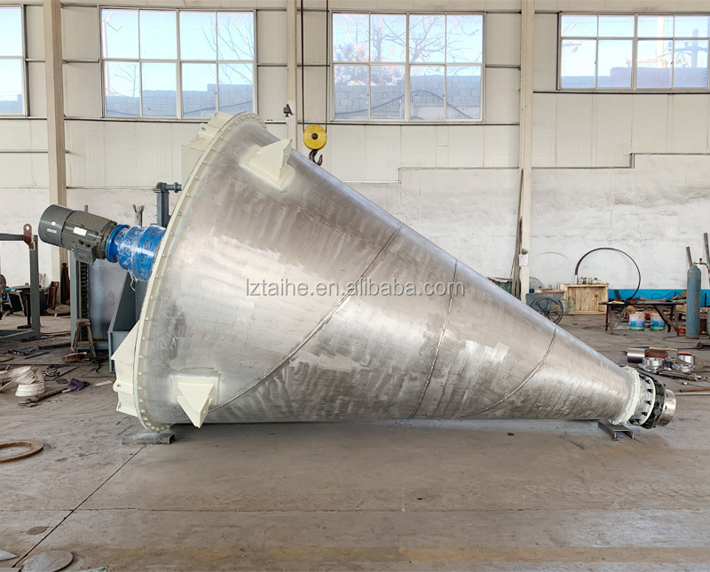 3600kg Max. Loading Capacity Cantilever Double Helix Twin Screw Cone Mixer for Mixing