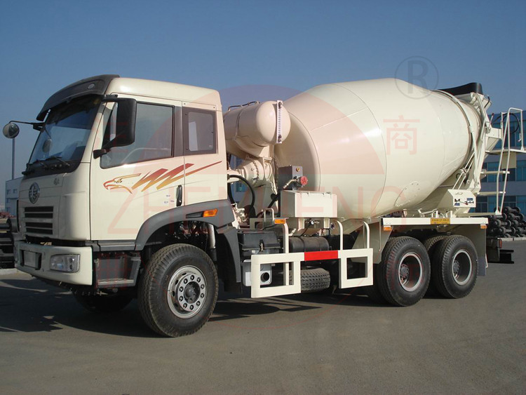 6 X 4 Ready Mix Concrete Mixing Truck6-8m3 Front Discharge High Speed Left Drive