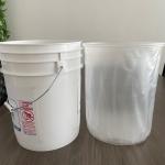 Customizable 5 Gallon 20L Plastic Pail with Inner Bucket Liner