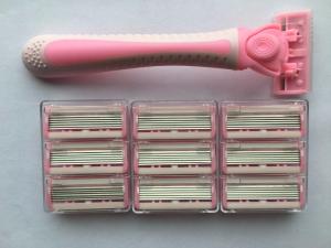 China Six Blades Razors Face and Body Hair Removal Razor Pack for Women wholesale