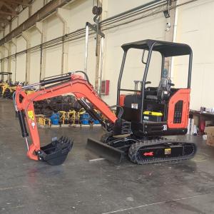 China Tailless Compact Crawler Excavator Machine Retractable Shoes 3 Tonne Digger wholesale