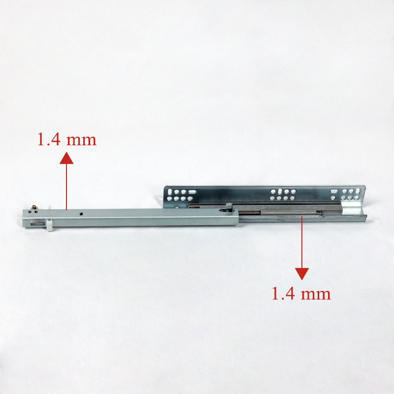 Adjustable 600mm Zinc Full Extension Drawer Slide Rails