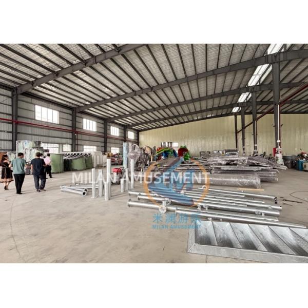 Bright Surface Curved Fiberglass Water Slide 90cm Pool Depth For Kids