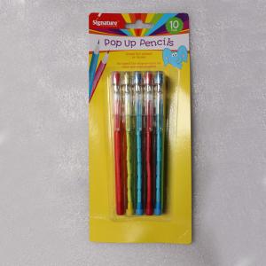 China Hot Selling Standard Non-Sharpening Pencil 9 leads with blister card for kids wholesale