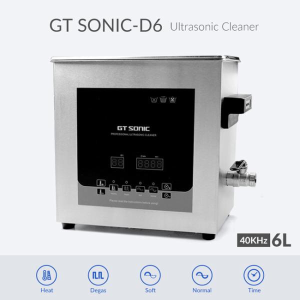 SS 6L Automatic Ultrasonic Cleaning Machine Parts Ultrasonic Cleaner With