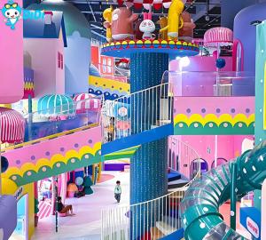 China Indoor Playground With Climbing Structures Toddler-Friendly Naughty Castle wholesale