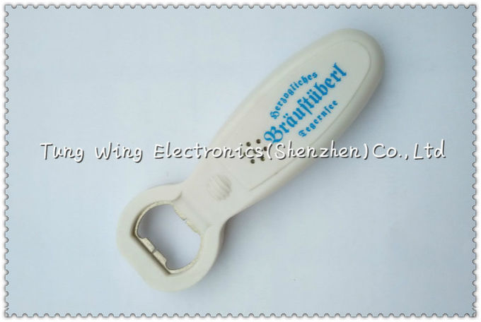 Personalised Sound Bottle Opener Eco Friendly ABS Logo Printed For Christmas Gifts