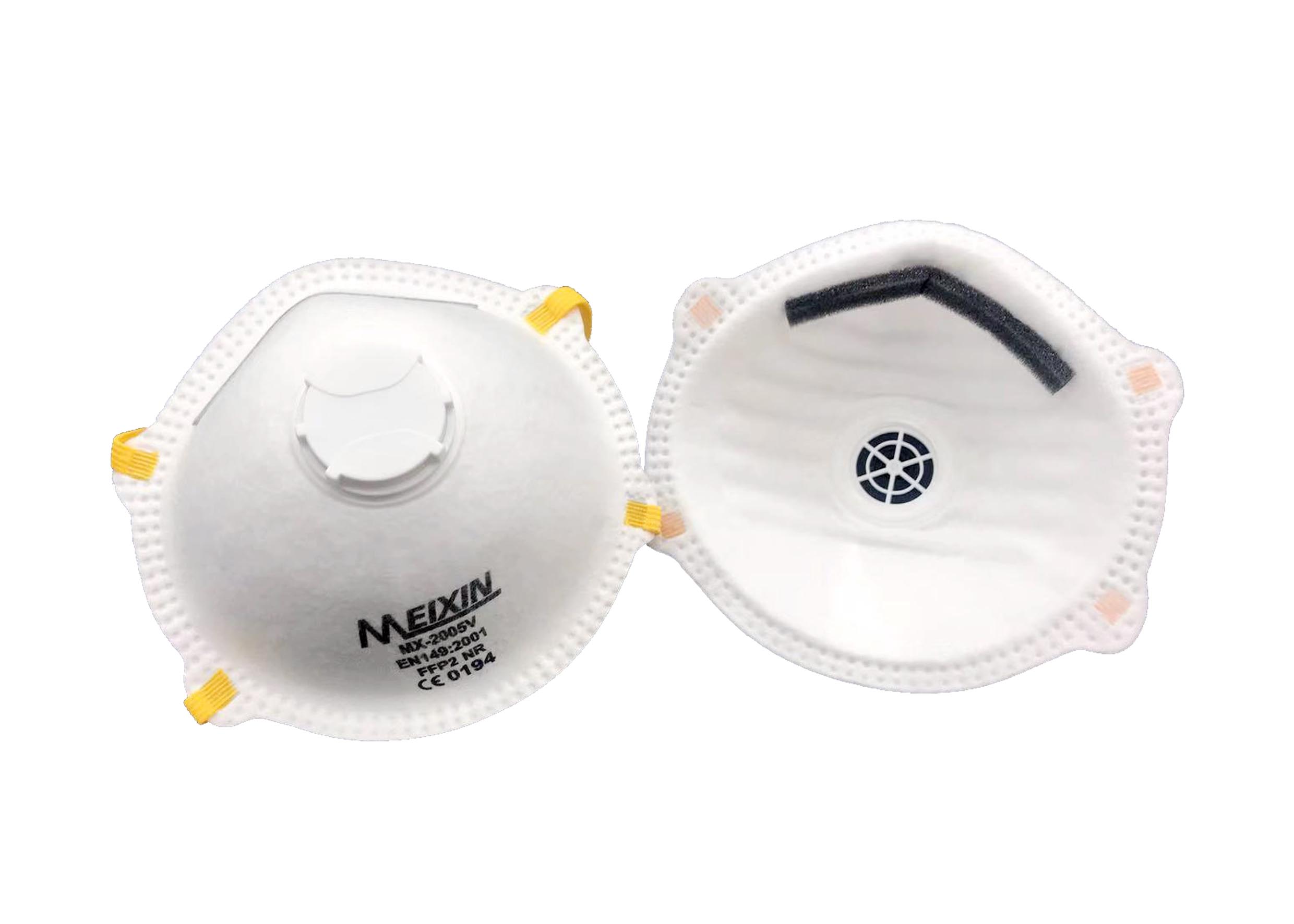Industrial FFP2 Dust Mask With Easy Breathing Valve CE Certificated