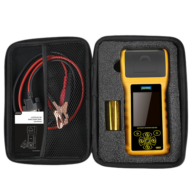 Color Screen BT760 Car Diagnostic Tester 6-32V automotive battery tester with printer