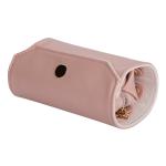 Luxury Portable Roll Leather Jewelry Bag For Travel 24cm Long Custom Logo