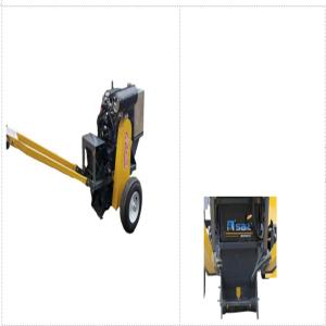 China Asphalt Pavement Cutting Machine , 12V 25HP Concrete Road Saw wholesale