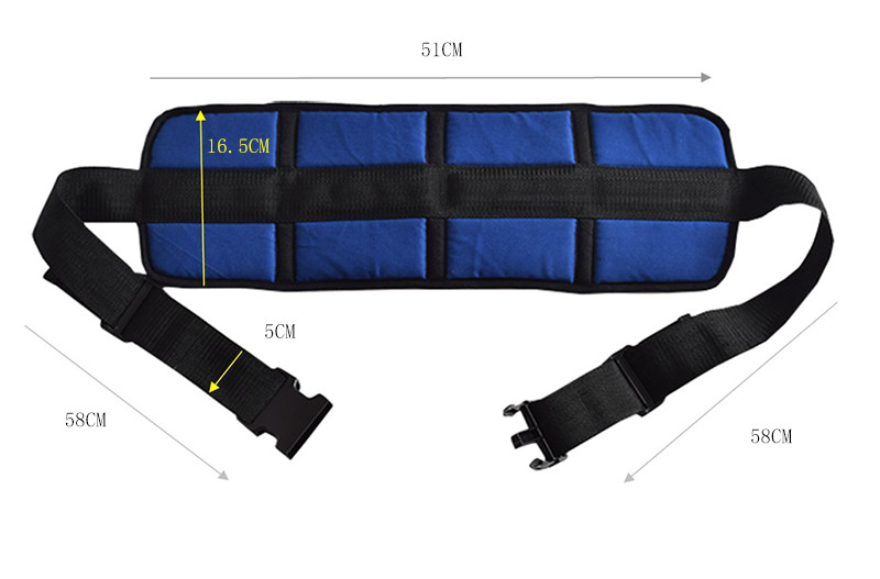 Sandwich Mesh Wheelchair Seat Belt Adjustable Elasticity