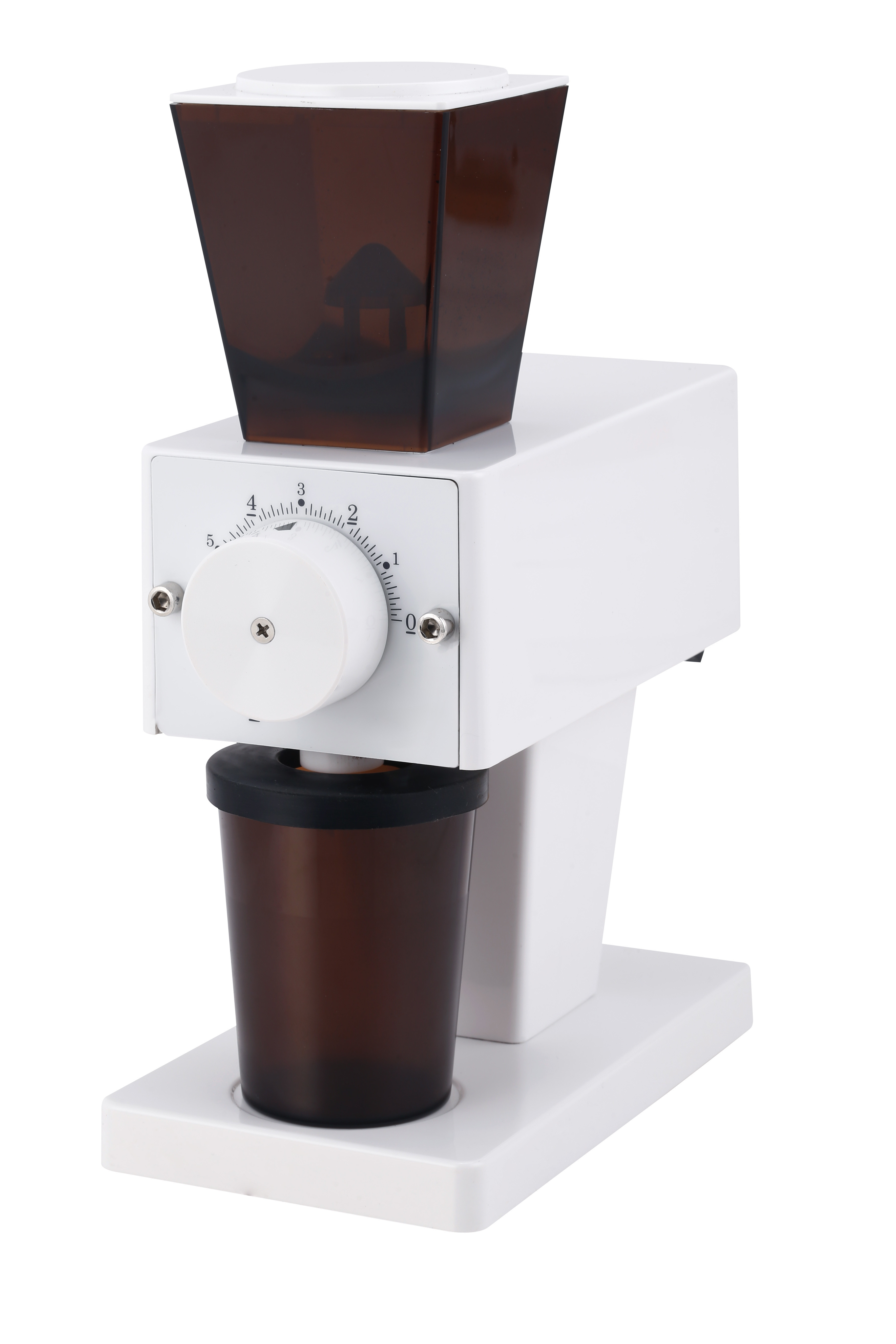 Home Flat Burr Grinder , 240V 180W Portable Manual Coffee Grinder