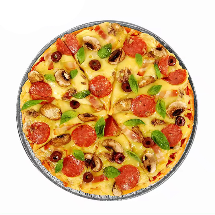 Round Foil Pans with Lids Freezer & Oven Safe Baking Cooking Roasting One - Time