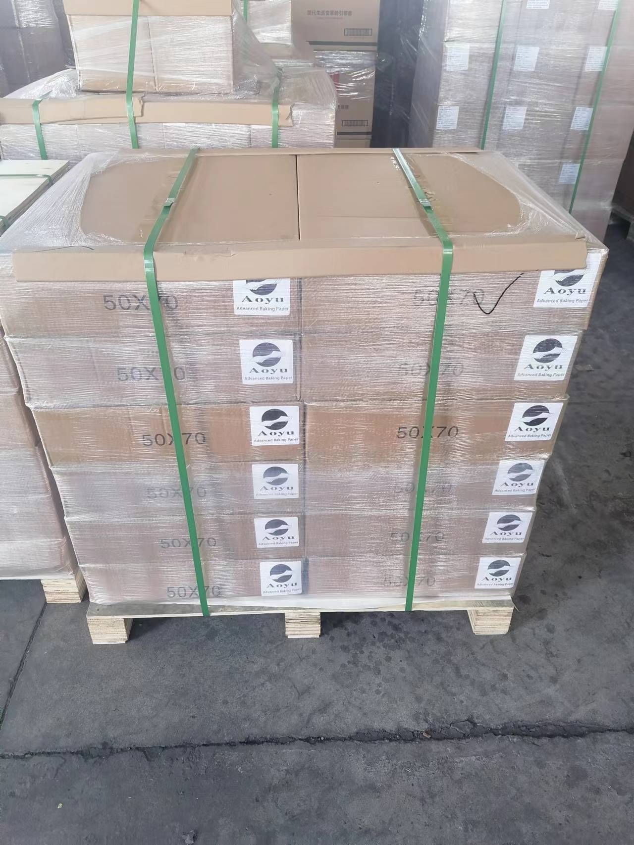 Procurement Festival Exclusive Food Grade Silicone Parchment Paper Roll Brown And White