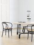 Rattan Seat Black Beech Wood Ash Wishbone Chair 54cm Width