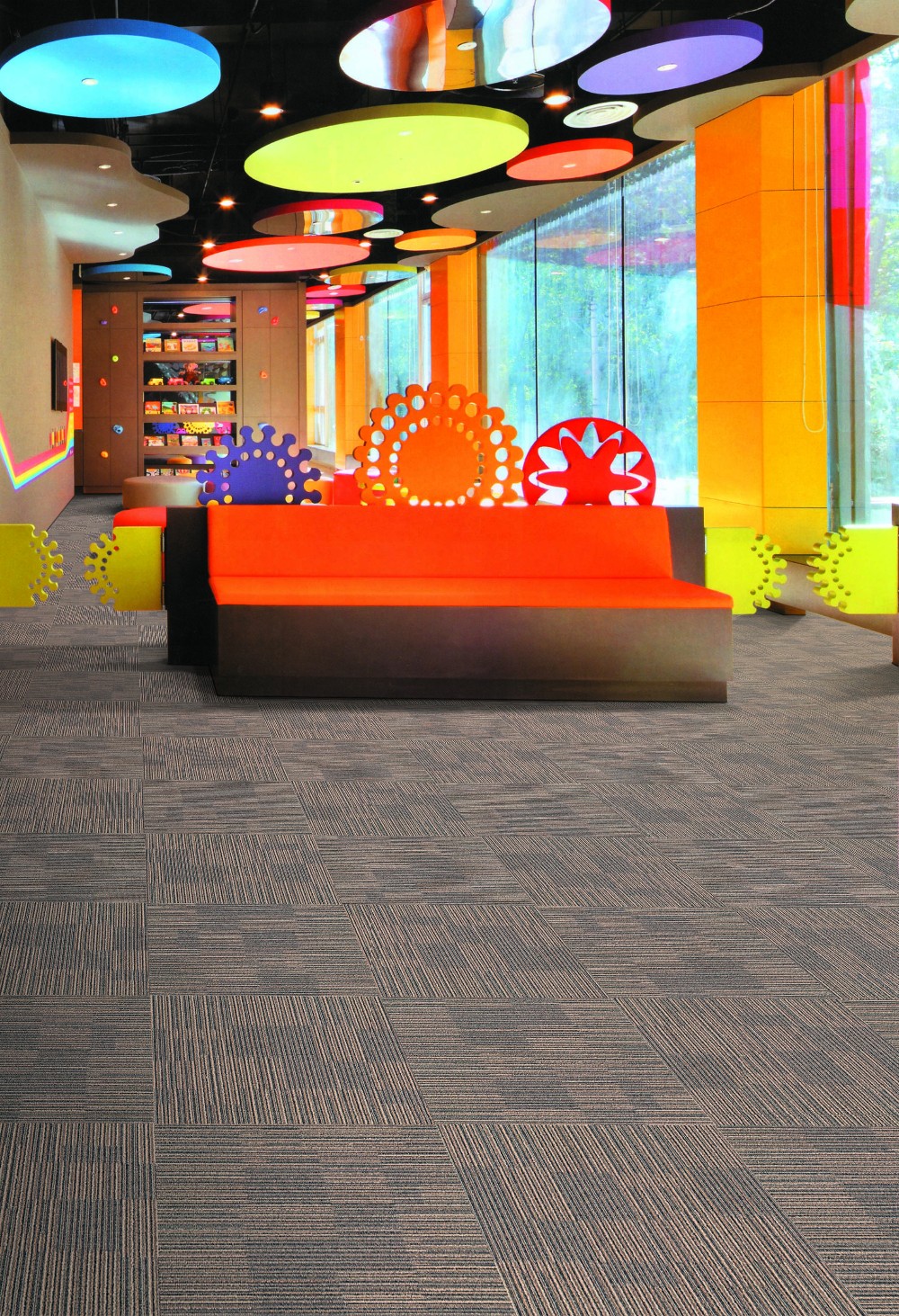 New design 100%PP tile carpet for office