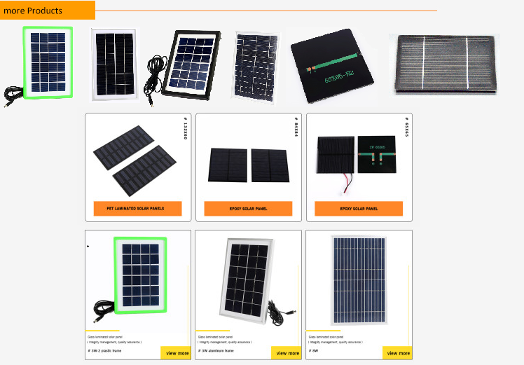 PET Laminated Solar Panel Polycrystalline Silicon Plastic Solar Panel ZW-5W-PV solar photovoltaic panels