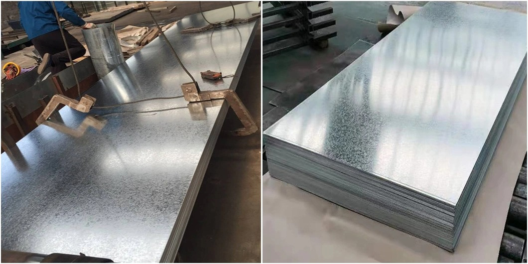 Zn 400/M2 GI Sheet Coil Chromed PPGI Steel Sheet Cold Rolled