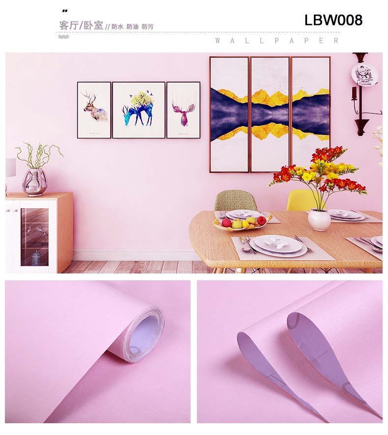 Add a Touch of Elegance with Our PVC Self Adhesive Non-woven Wallpaper Embossed Surface