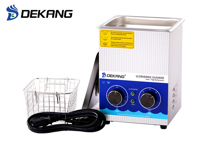 2L Small Ultrasonic Glasses Cleaner , Table Top Ultrasonic Ring Cleaner