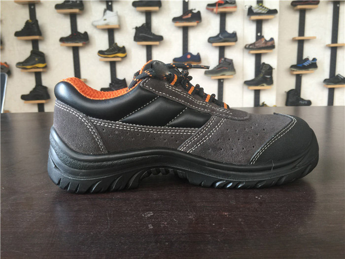 Fashion Mens Comfortable Work Shoes Cooling Mesh Fabric Inserts Padded Gusseted Tongue