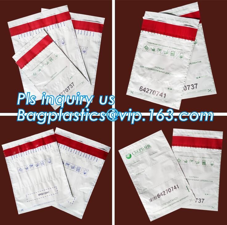 security deposit bags bank deposit bags cash deposit bags, general bank plastic deposit bags supply, Coin and Bank Note