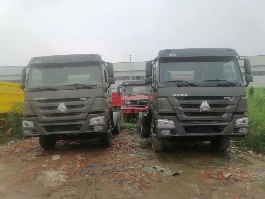 Gray Sinotruk Heavy Truck 6*4 Tractor Truck