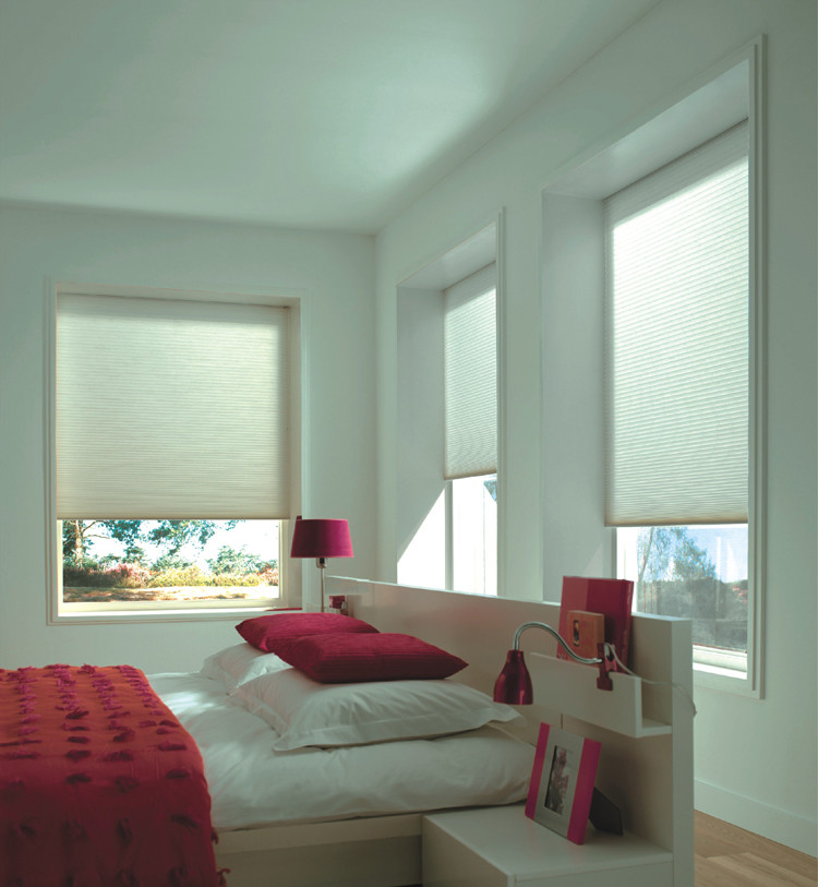 Full shade sound proofing honeycomb Blinds cordless for window