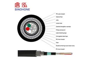China Underwater Fiber Optic Cable Water Blocking Material Steel Wire wholesale