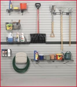 China Store Fixture Plastic Garage Wall Panels / Garage Wall Shelving wholesale