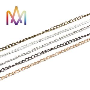 China Anti Tarnish Circle Pattern Hip Hop Rolo Cable Chain wholesale