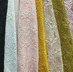 190-200gsm Stretch Embossed Jacquard Fabric Polyester Upholstery Material