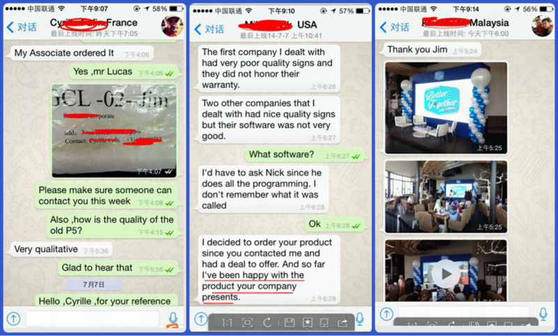 2015 new product cost effective good showing full color hd P20 giant led display for adver